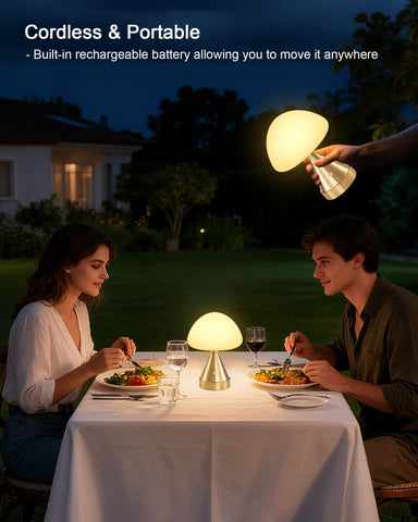 INTELIVE touch-control dimmable lamp enables easy brightness adjustment at a glance.
