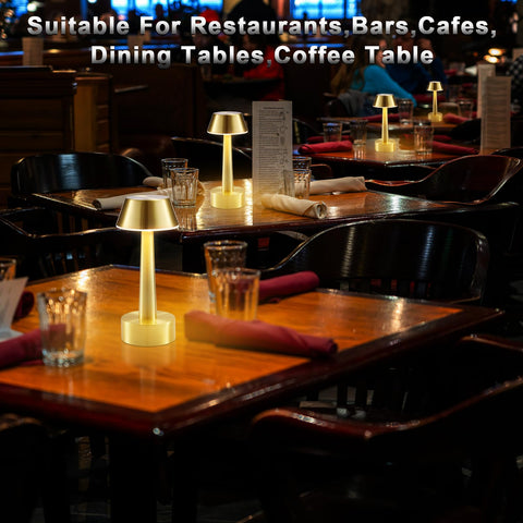 INTELIVE two-pack cordless lamps with charging stand for flexible setups