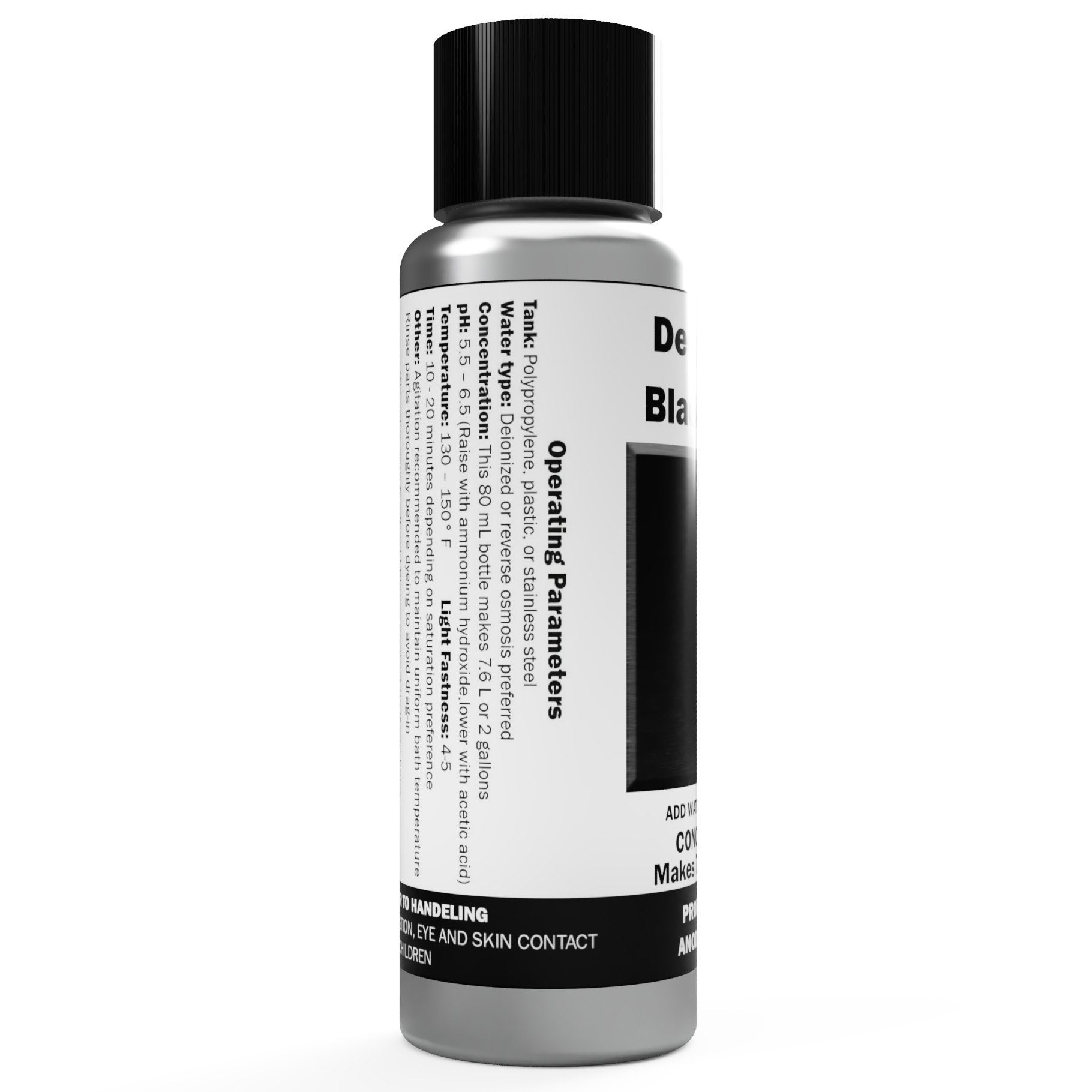 Shelf life label for INTERACTIVIA Black E-CRO emphasizes long dry storage