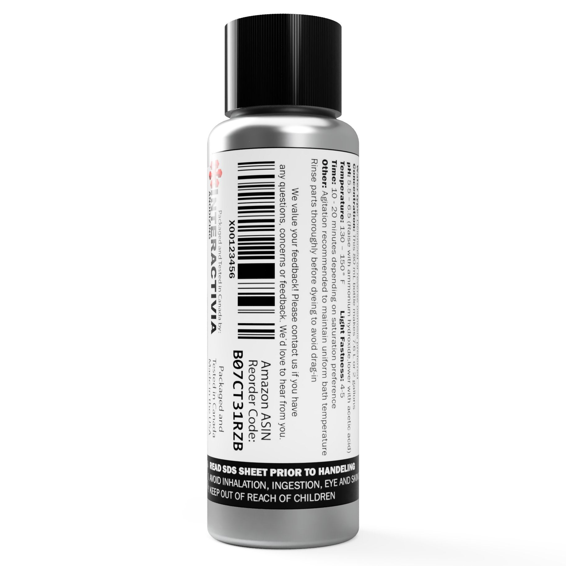 Temperature control note for precise INTERACTIVIA Black E-CRO dyeing