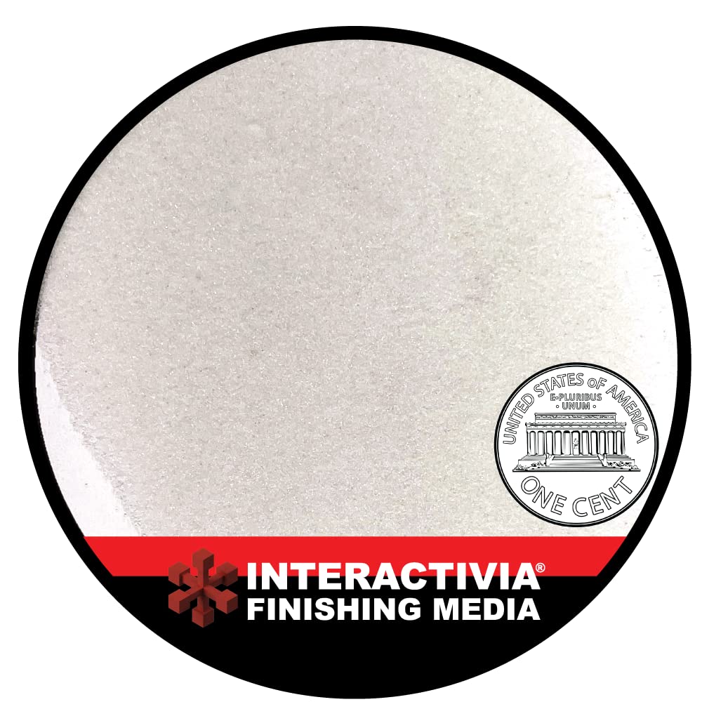 INTERACTIVIA blasting media extra-fine for low-pressure surface peening.