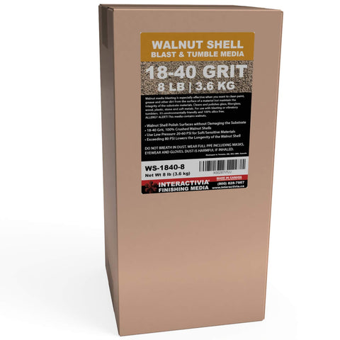 INTERACTIVIA walnut shell media for blasting removes paint while protecting surfaces