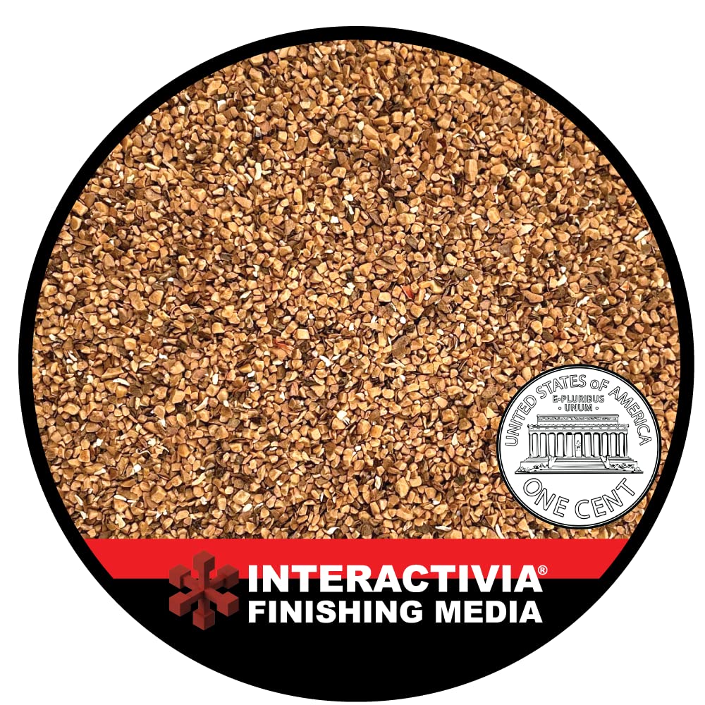 Interactivia walnut-shell-media-glass-polish enhances clarity while cleaning surface