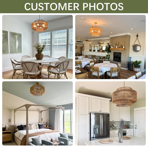 InterMaka adjustable height chandelier for ceiling-to-table balance.