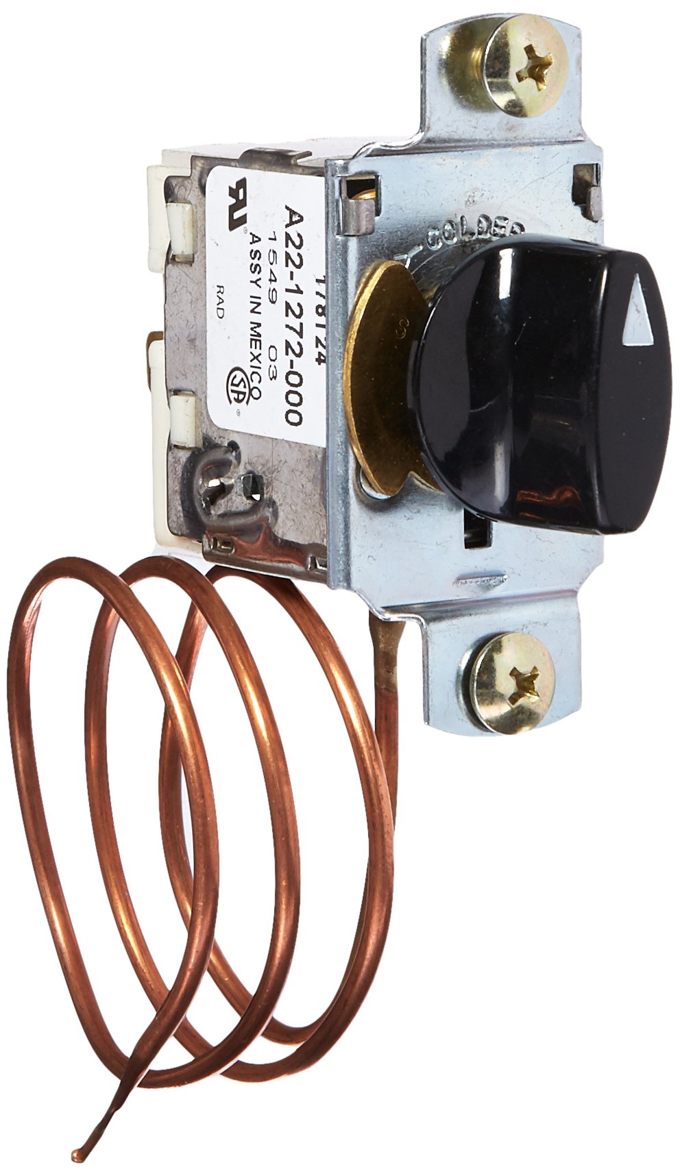 Intermatic 178T24 freeze protection thermostat front view; supports cold-weather protection