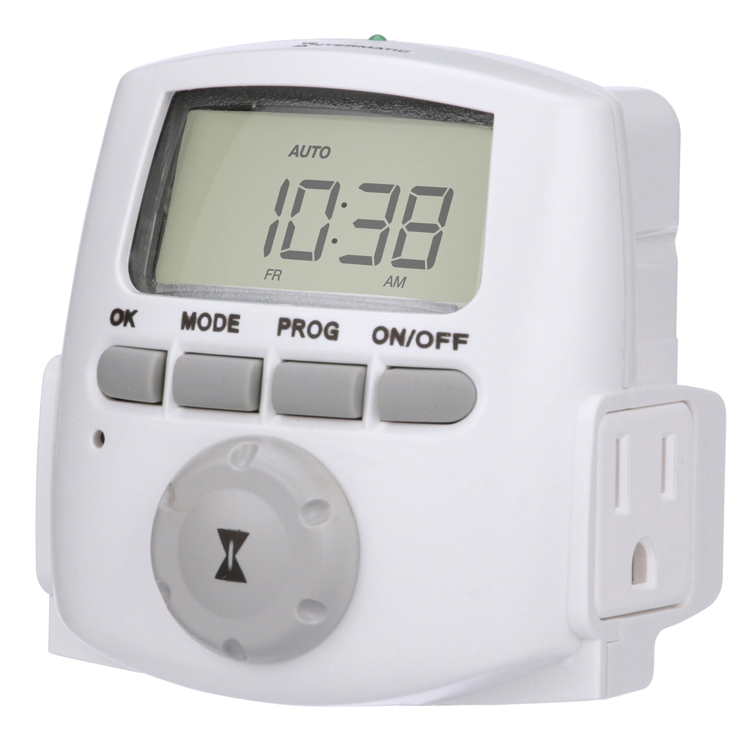 Intermatic DT620 astronomic DST setup demonstrates automatic time adjustments.