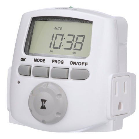 Intermatic DT620 astronomic DST setup demonstrates automatic time adjustments.