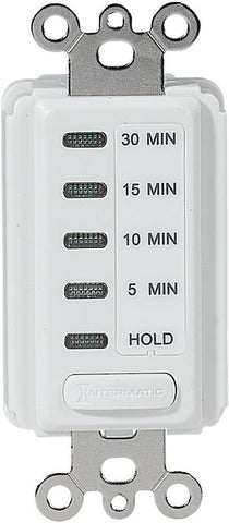Intermatic EC200WK compact white design blends with modern interiors.