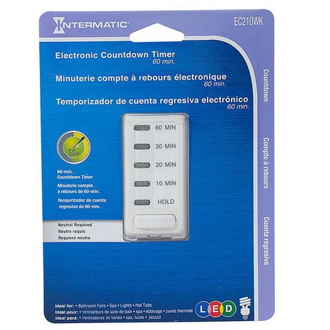 Intermatic EC210WK back ports closeup shows reliable connections.