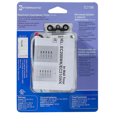 Intermatic EC210WK in-use porch lights scenario conveys safety and convenience.