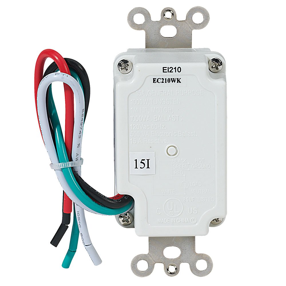 Intermatic EC210WK wall-mount installation demonstrates sturdy mounting and simple wiring.
