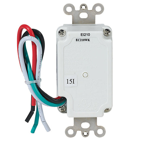 Intermatic EC210WK wall-mount installation demonstrates sturdy mounting and simple wiring.