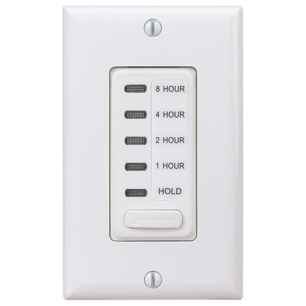 Intermatic EI220W timer dial control for precise scheduling.
