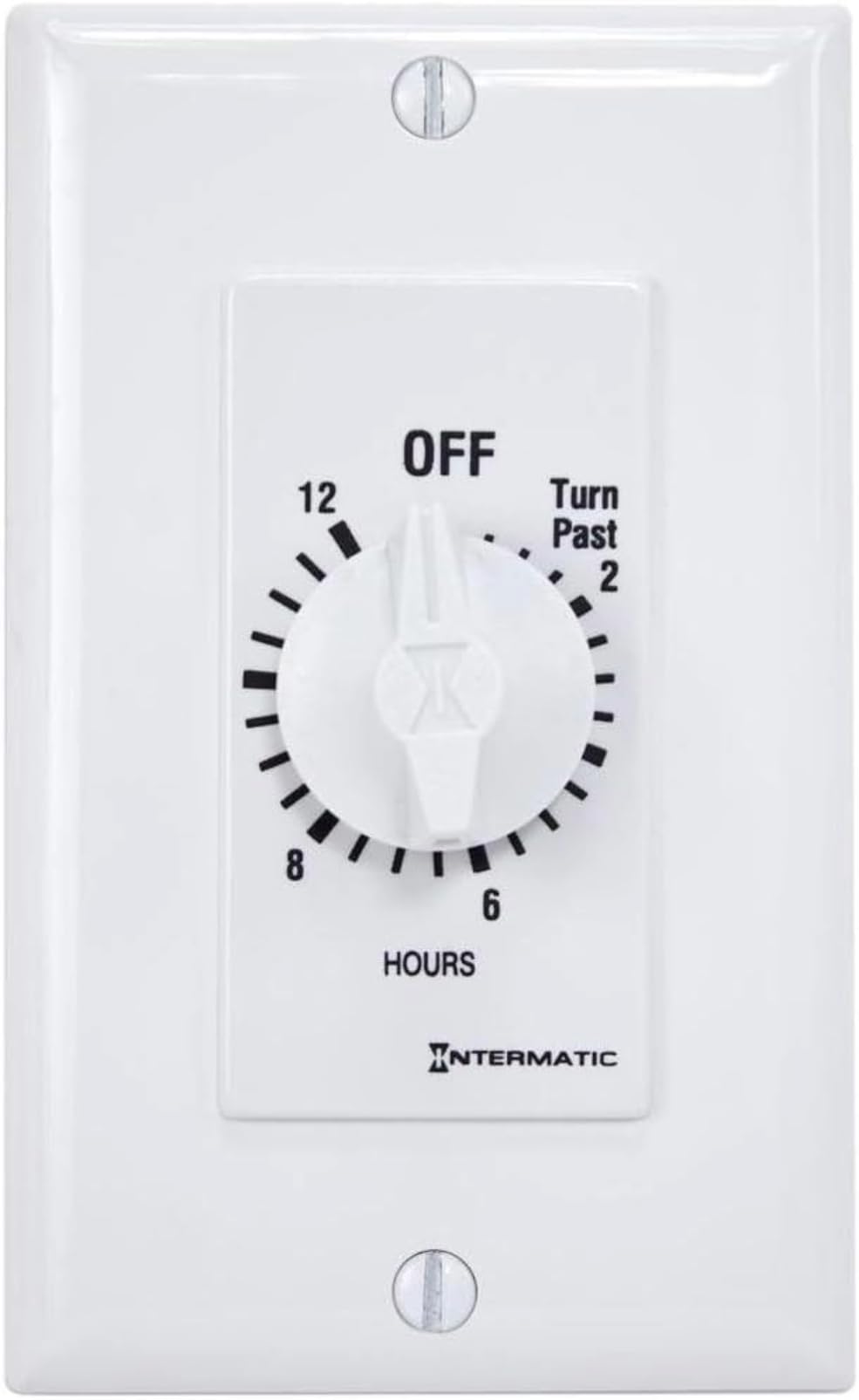 Intermatic SW12HWK 12-hour timer dial for precise daily control of lighting.