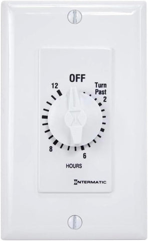 Intermatic SW12HWK 12-hour timer dial for precise daily control of lighting.