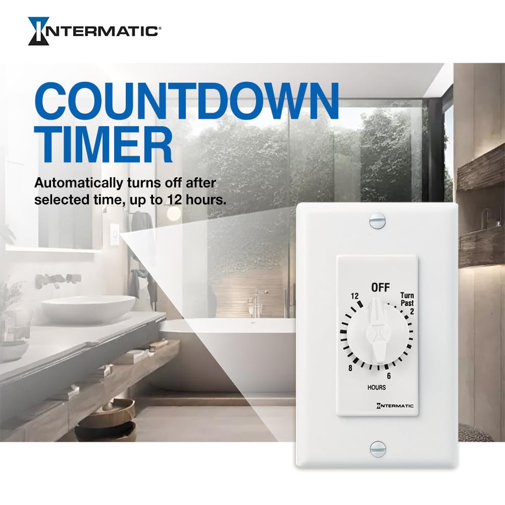 Intermatic SW12HWK timer operates without external electricity for efficient timing.