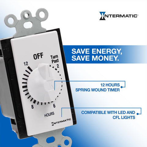 Intermatic SW15MWK upfront terminal connection simplifies installation with quick wiring