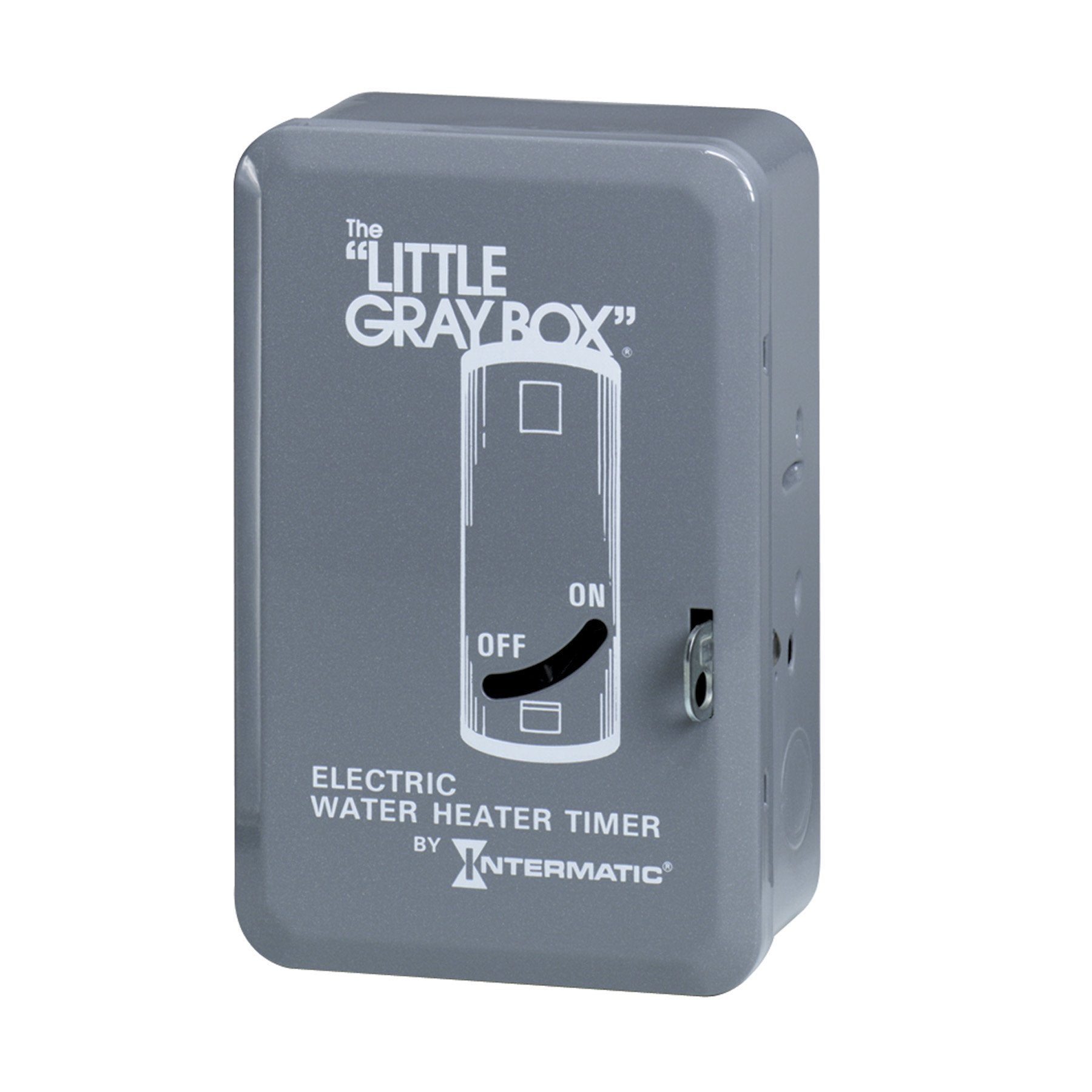 WH40 timer side view with slim profile for wall mounting and wiring practicality