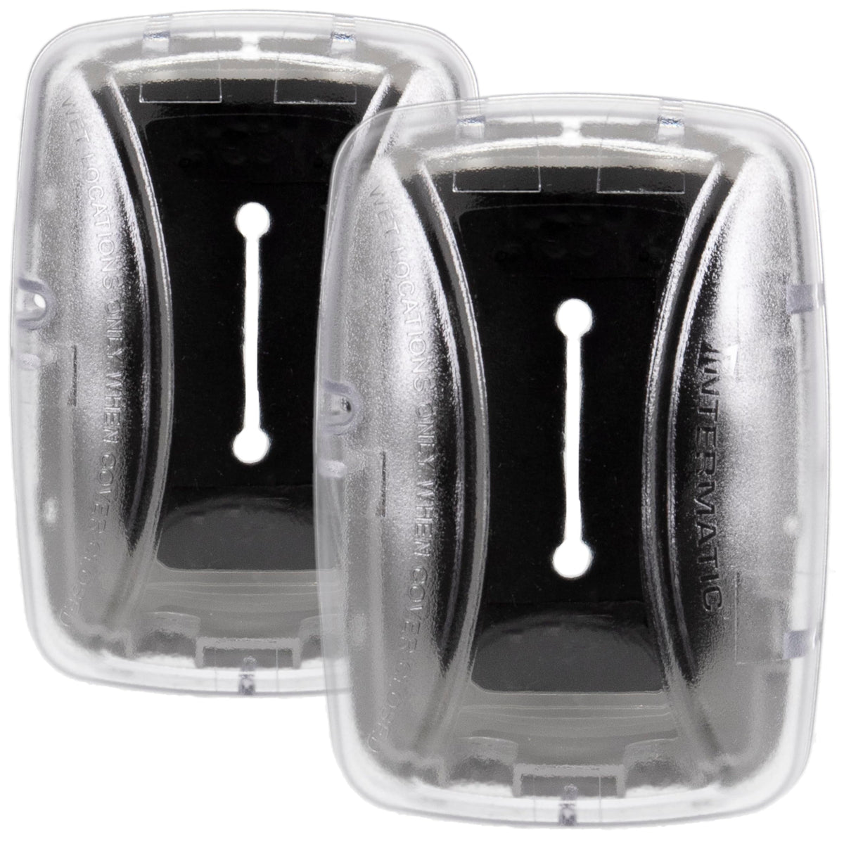 Intermatic WP3100C outdoor cover closeup with weatherproof seal for outdoor use.