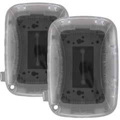 Intermatic WP5100C front view with weatherproof protection for outdoor outlets.