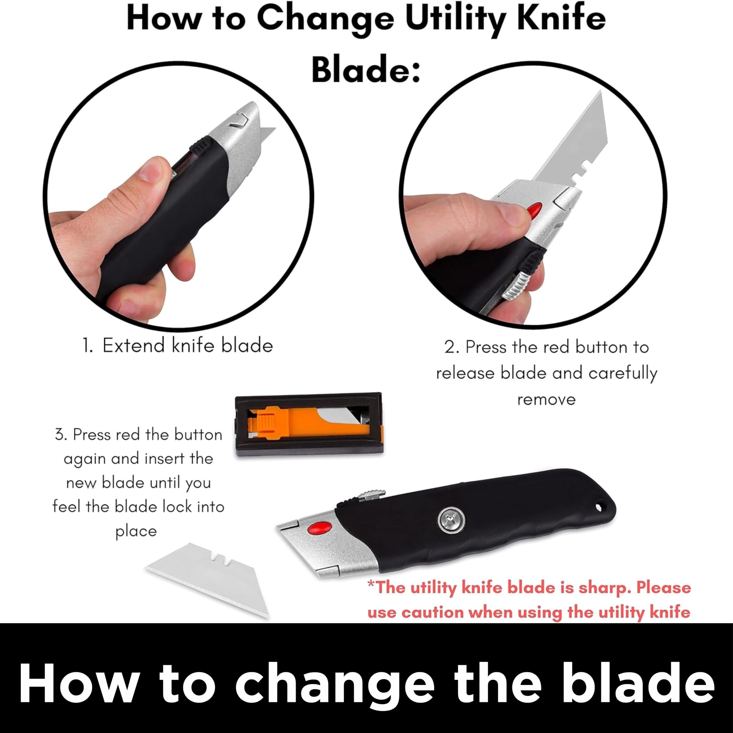 Internet's Best drywall trimming with retractable blade for control.