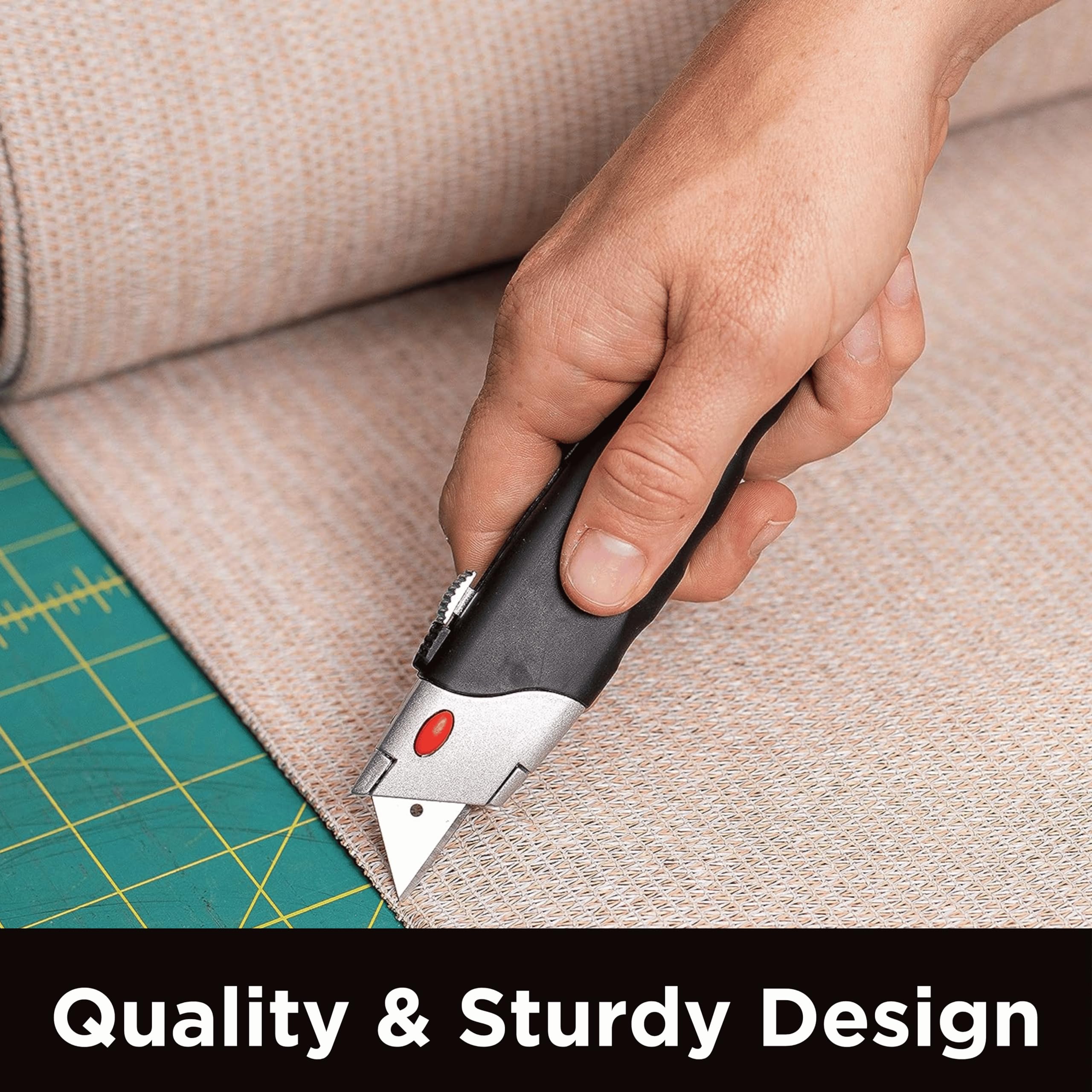 Internet's Best cardboard cutting with sturdy metal body for stability.