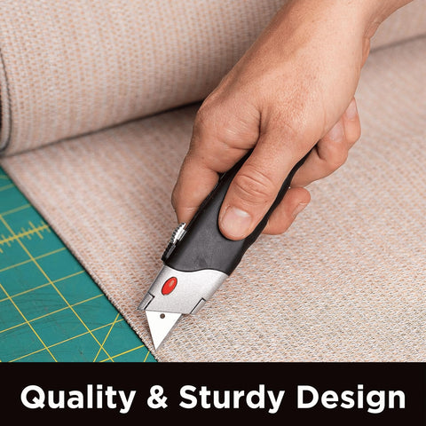 Internet's Best cardboard cutting with sturdy metal body for stability.