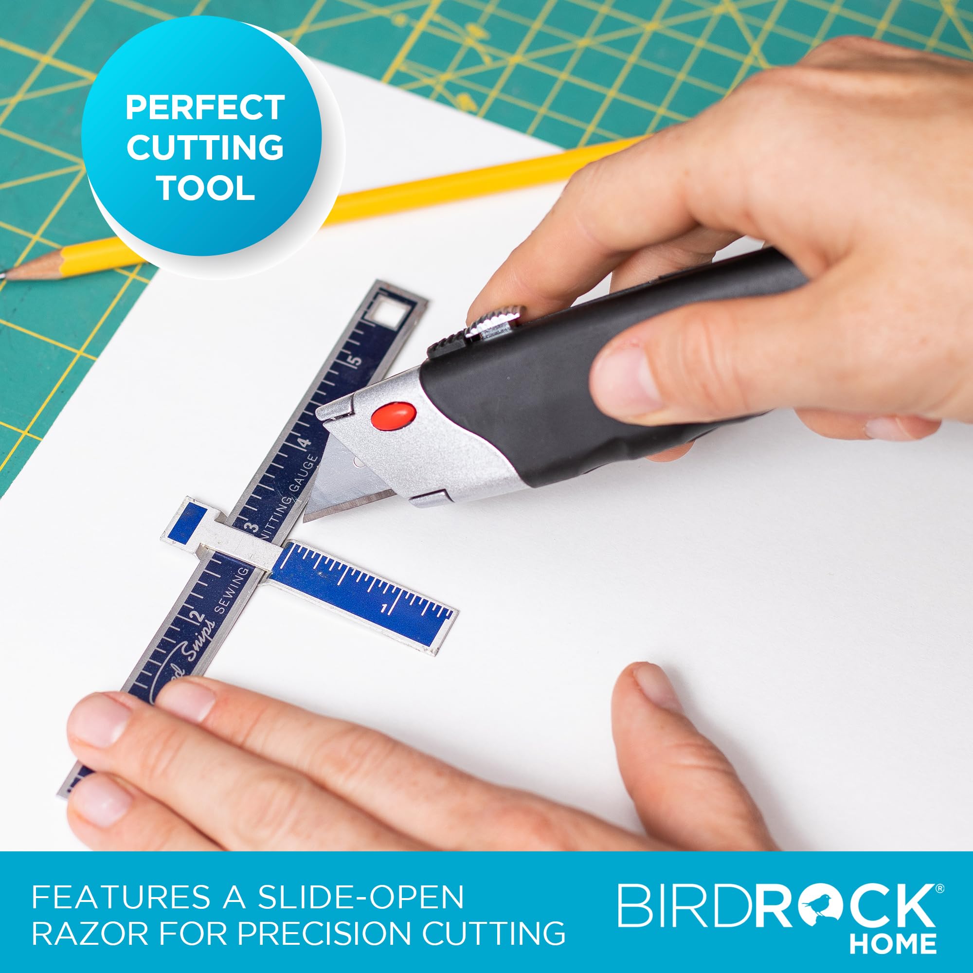 Internet's Best extra blades pouch included for ongoing projects.
