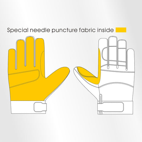 Intra-FIT garden pruning gloves in use with protective grip