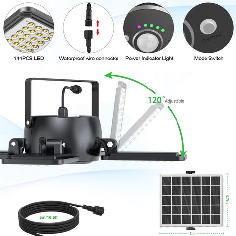 INXPHY 1200LM LED pendant with split design for flexible placement.