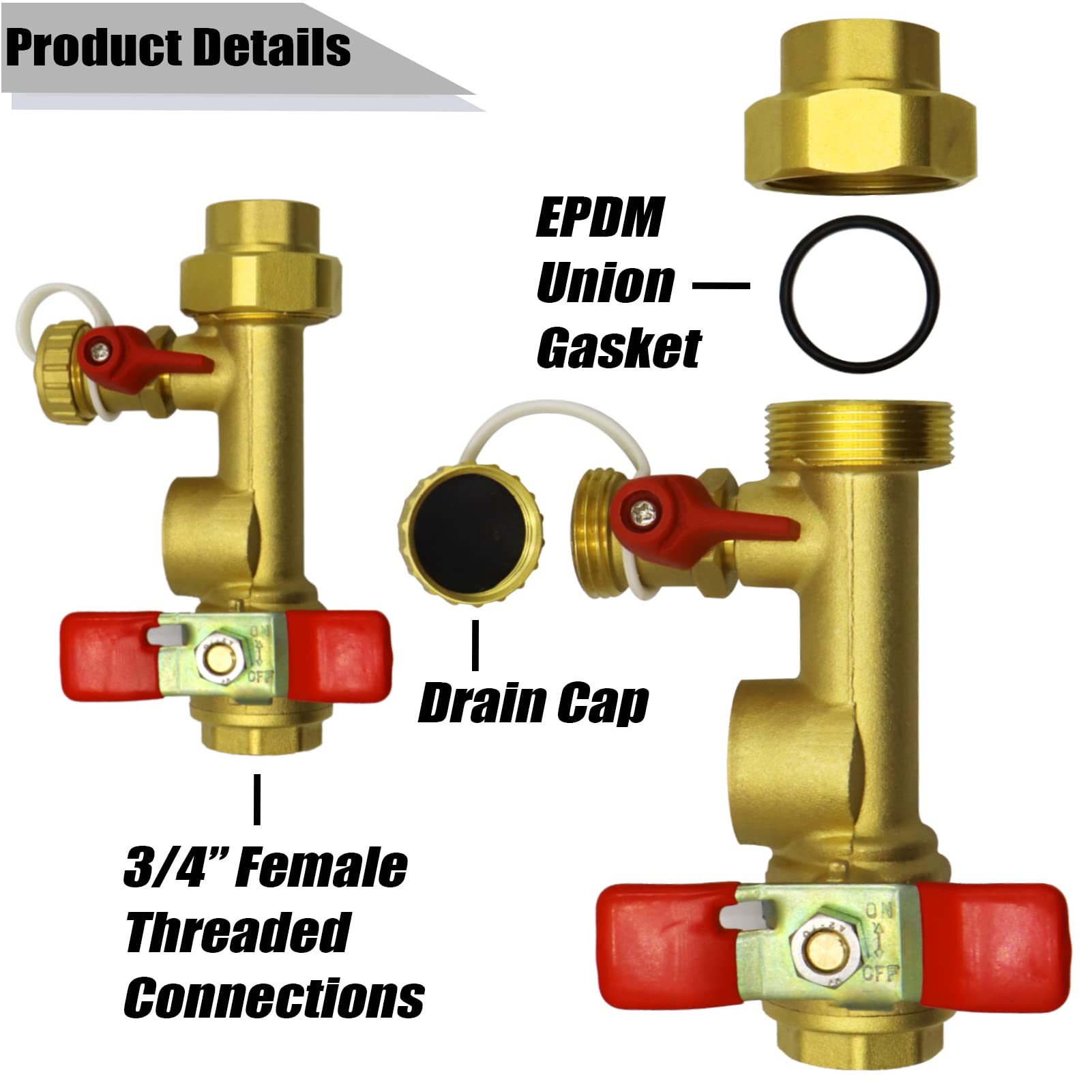 Iococee full-port ball valve for improved flow