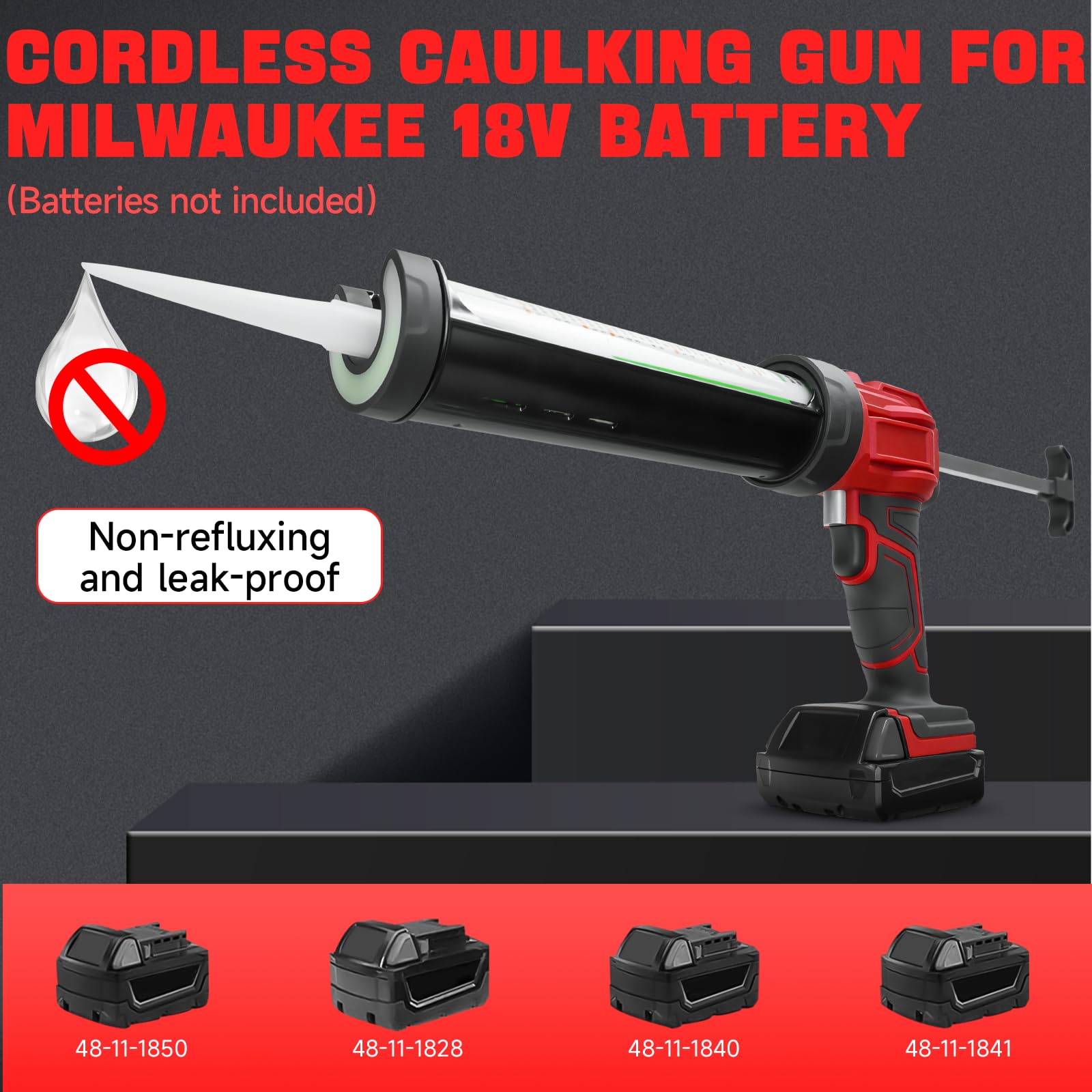 IOHBThe caulking gun shows four-speed control for bead management on different gaps.