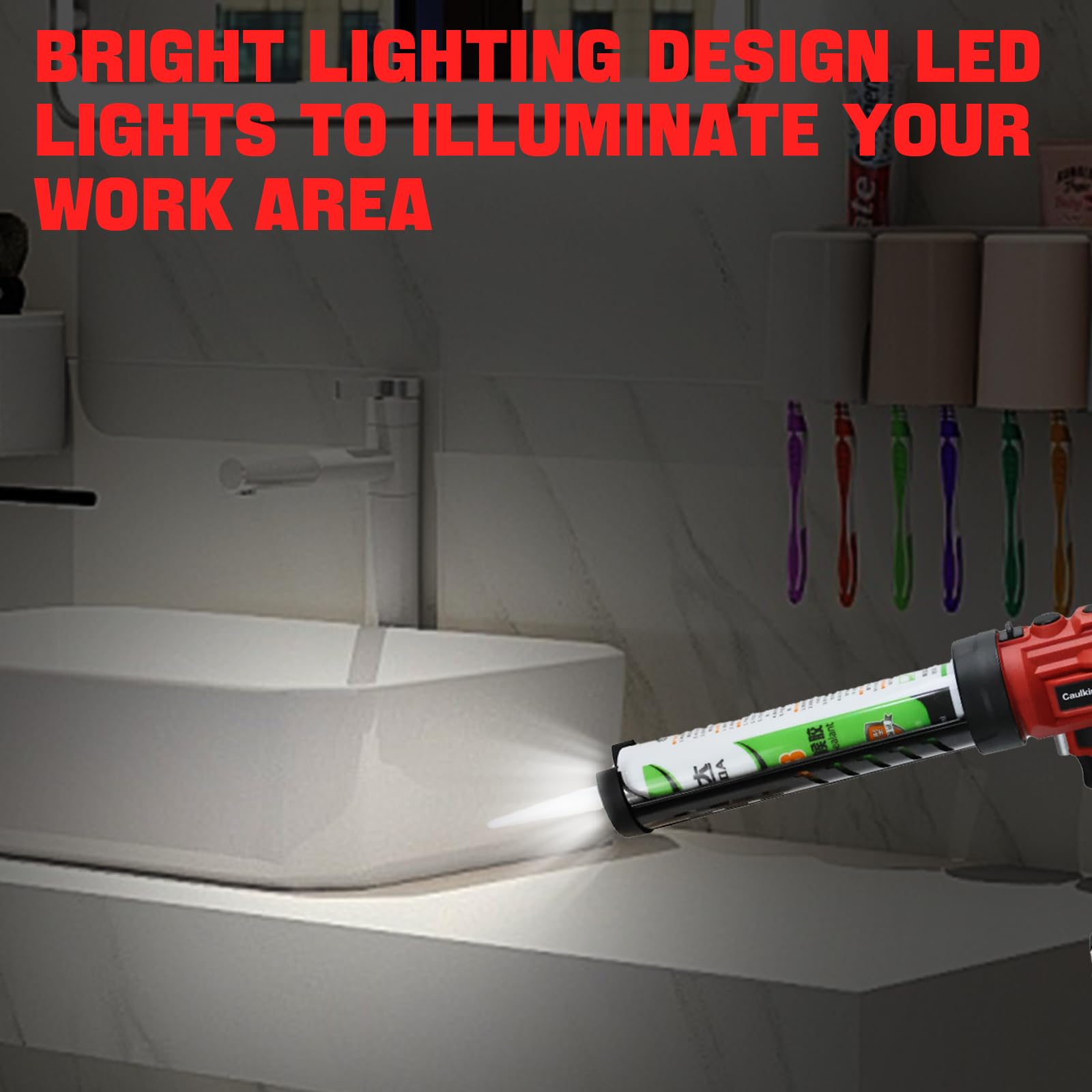 IOHBThe tool is Milwaukee 18V battery compatible for cordless use.