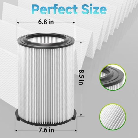 IOYIJOI VF4000 filter fit for RIDGID and Husky, helps upgrade your shop vac