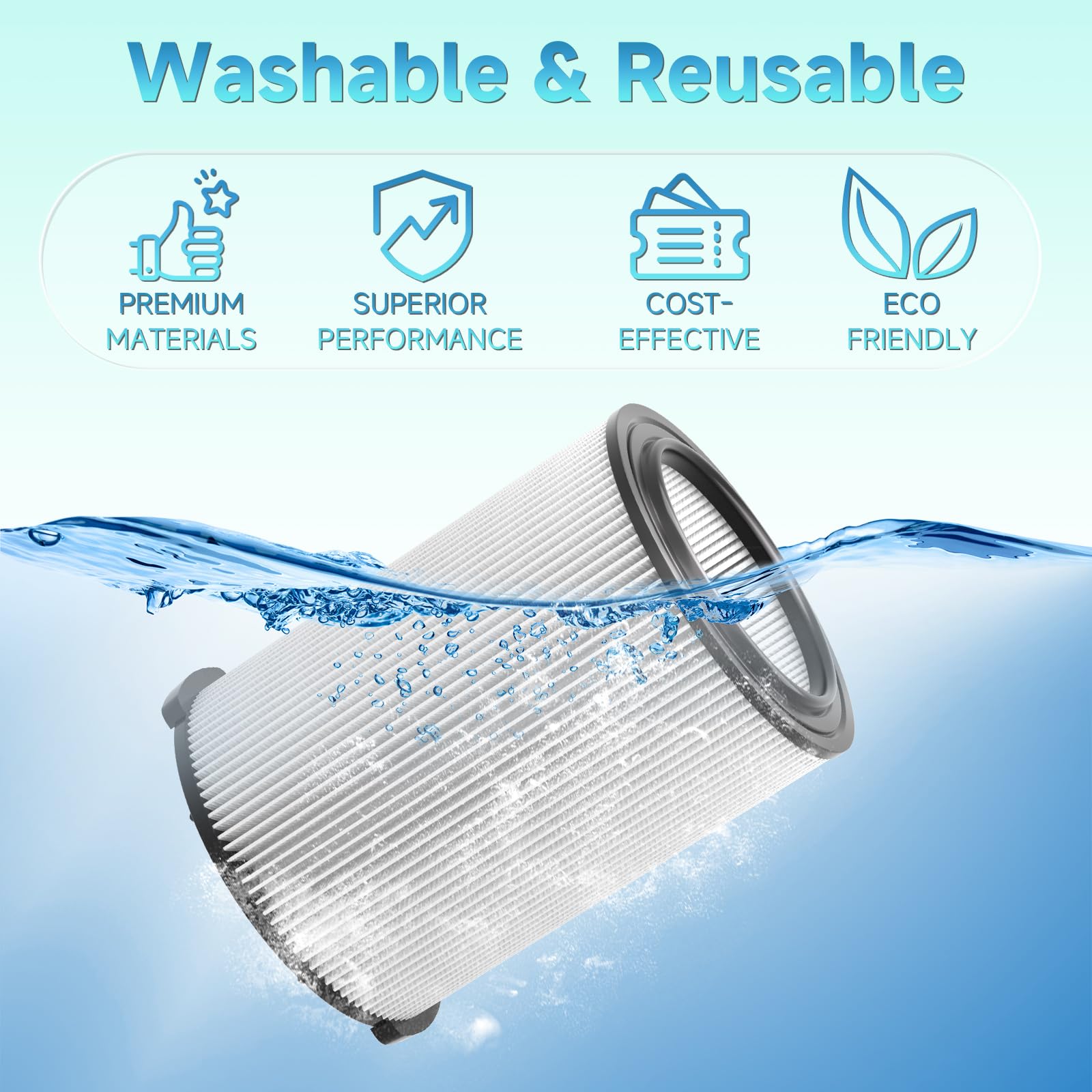 IOYIJOI VF4000 replacement filter, easy to install and maintain for continued use
