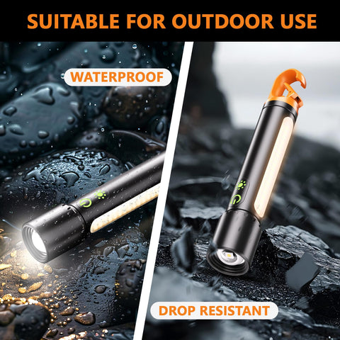 IPEROT flashlight in nine-mode configuration for versatile lighting scenarios.