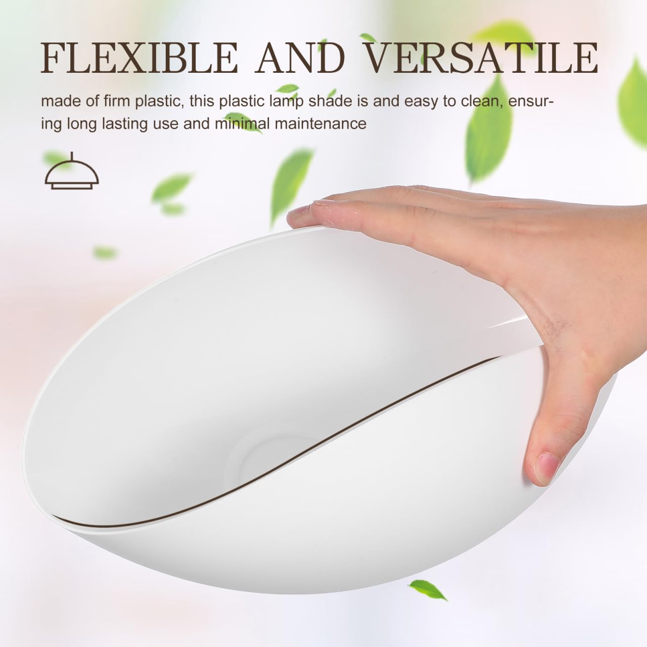 iplusmile 10-inch white shade for compact floor lamps
