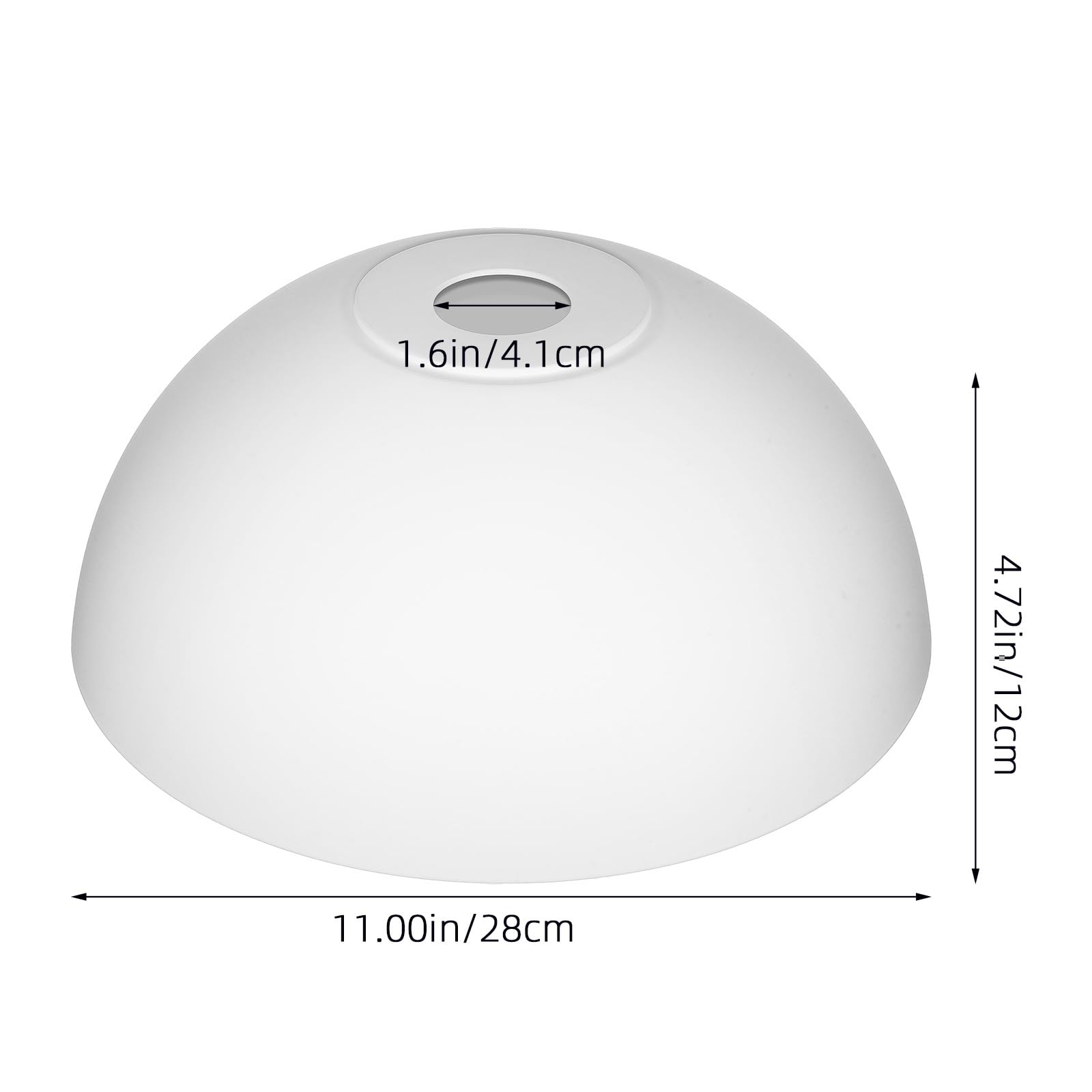 iplusmile white plastic bowl shade diffuses light for cozy evenings