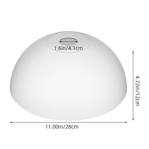iplusmile white plastic bowl shade diffuses light for cozy evenings