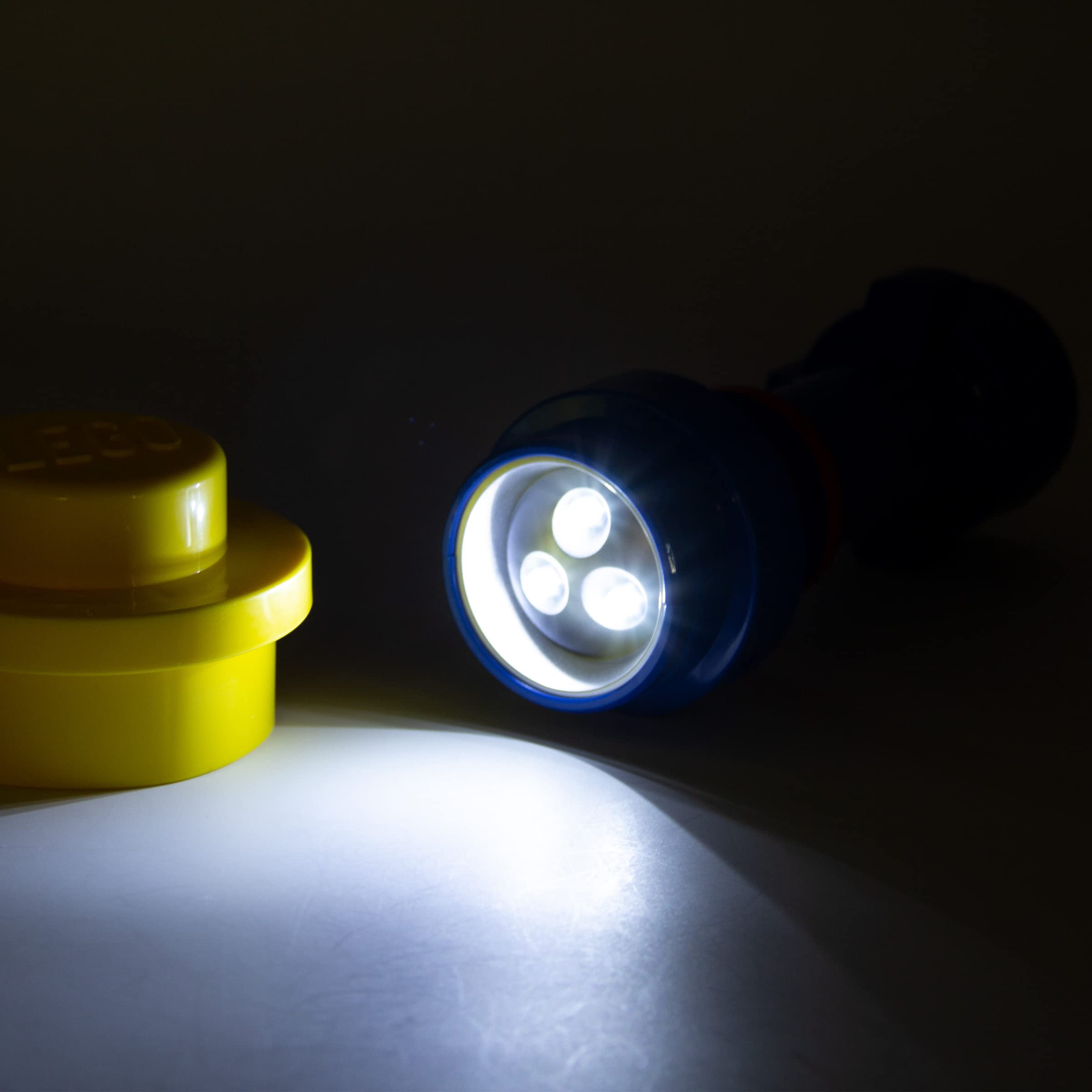 IQ Lego Iconic Torch flashlight great for car rides and travel.