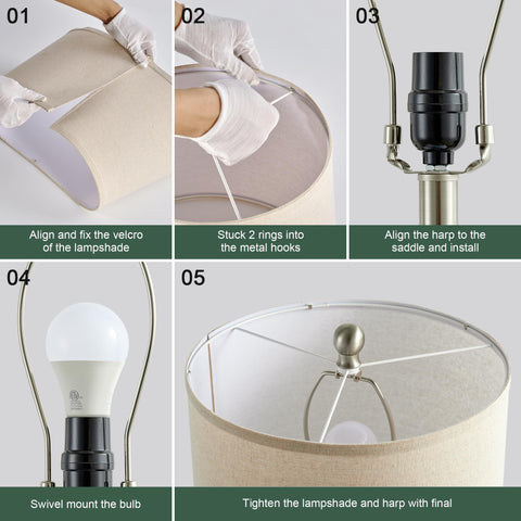 Ireliare energy-efficient LED bulbs included deliver warm 2700K light.