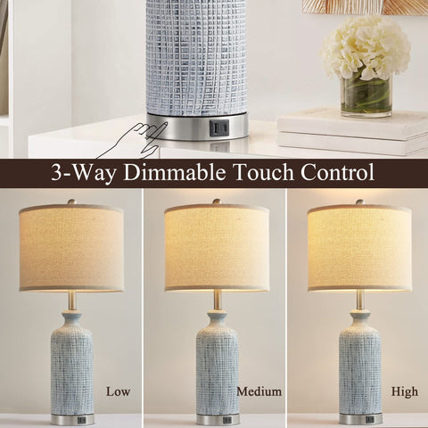 Ireliare table lamps on nightstands provide cozy bedside illumination.