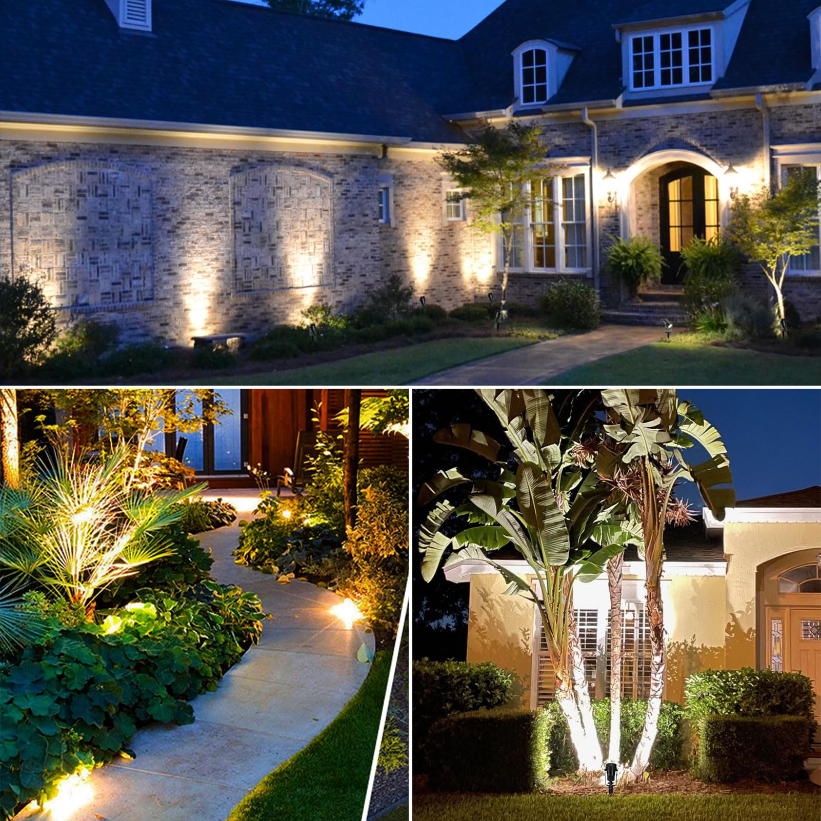 IRISECO 12V low voltage system reduces energy use while lighting yards.