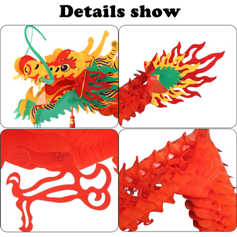 IRmm 18 cm ball complements dragon display for cohesive decor.