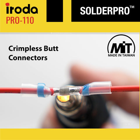 IRODA SolderPro 110 heat blower for controlled cooling and shaping.