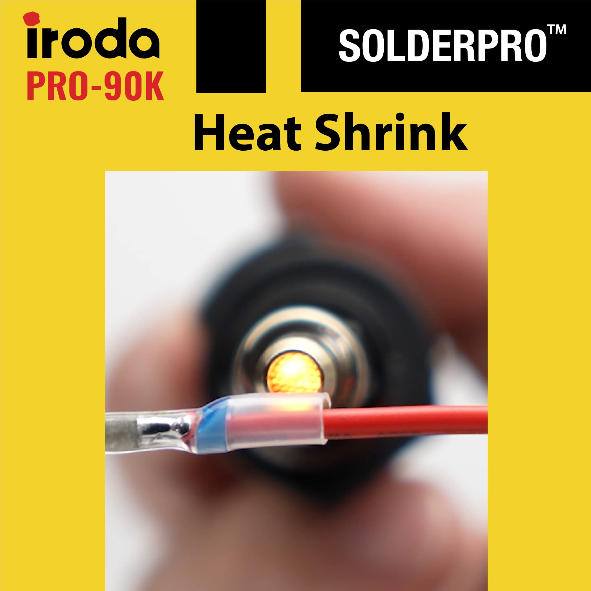 IRODA SolderPro 90K 53-minute runtime supports longer sessions.