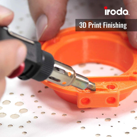 IRODA SolderPro 90K tip set enables versatile joints.