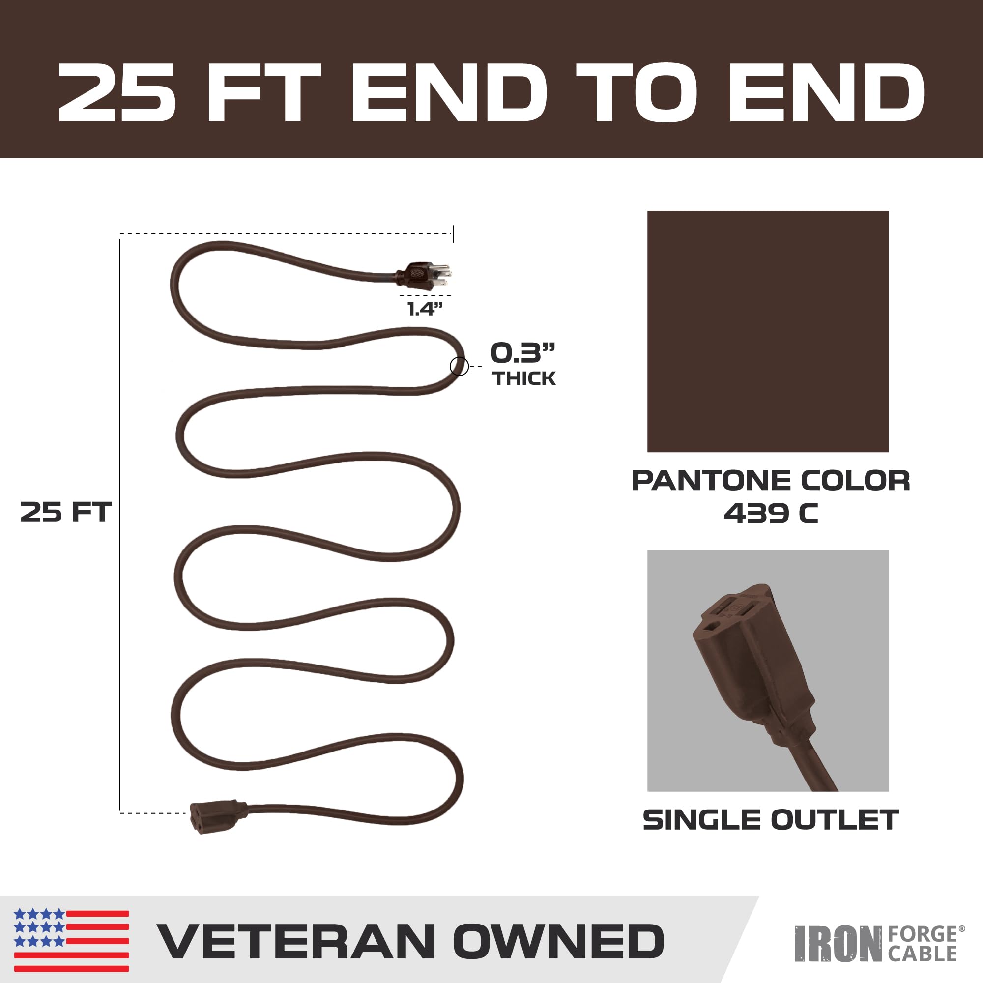 Iron Forge Cable outdoor-decor-and-tools-cord enables easy lighting and gardening setups.