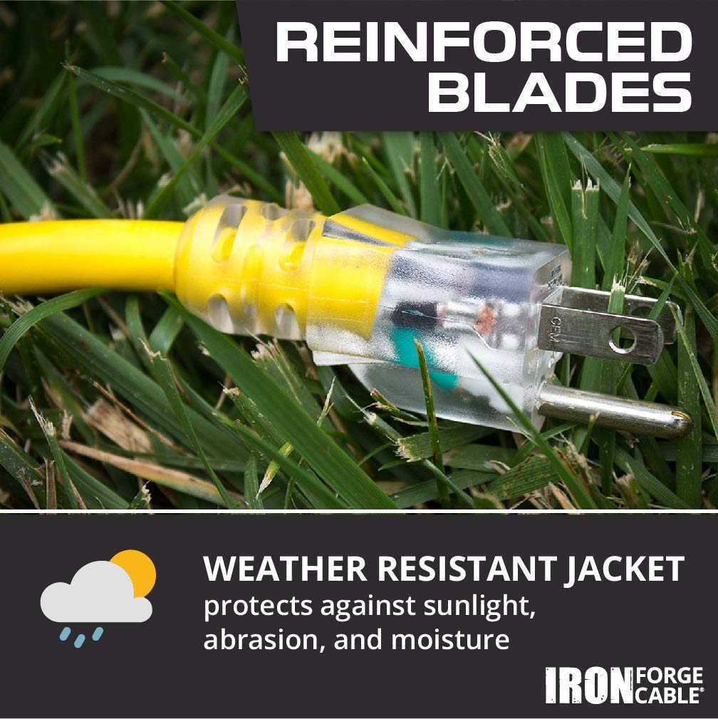 Iron Forge Cable wide temperature range for year-round use