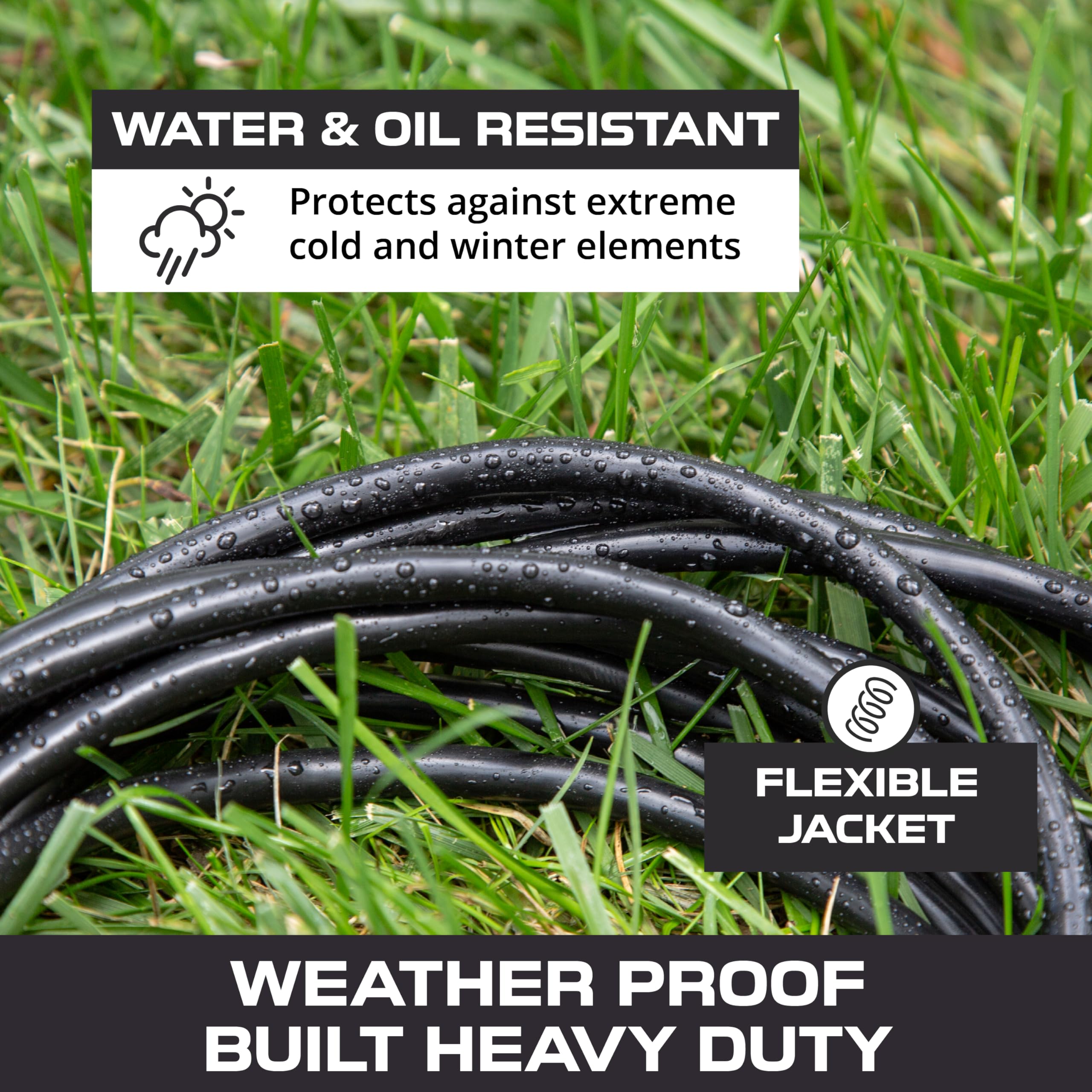 Iron Forge Cable UL-certified extension cord confirms safety and reliable power.